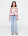Top peplum con tirantes de lazo para niñas - Quierox - Tienda Online