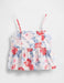 Top peplum con tirantes de lazo para niñas - Quierox - Tienda Online