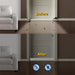 Tope de tiro de puerta blanco ajustable 34" de doble cara - Quierox - Tienda Online