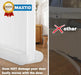 Tope de tiro de puerta blanco ajustable 34" de doble cara - Quierox - Tienda Online