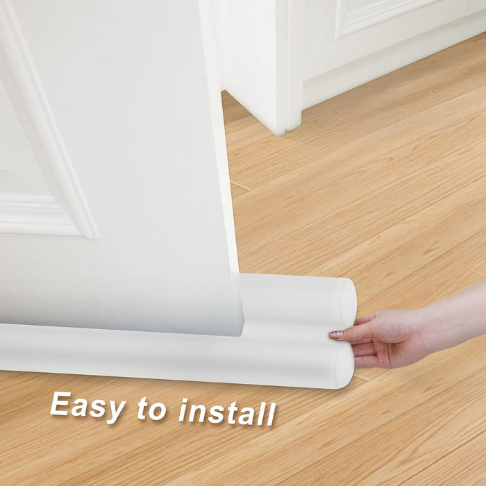 Tope de tiro de puerta blanco ajustable 34" de doble cara - Quierox - Tienda Online