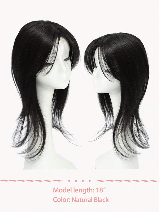 Toppers de cabello de21 pulgadas en negro para mujeres - Quierox - Tienda Online