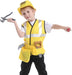 TopTie Disfraz de trabajador de construcción para niños, incluye chaleco, sombrero, bolsillo para cinturón y accesorios - Quierox - Tienda Online