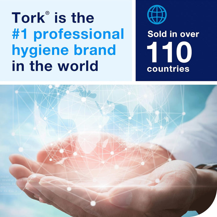 Tork Advanced NP528PA Servilleta de cena suave, 2 capas, 1/8 pliegue (caja de 28 paquetes, 100 por paquete, 2.800 servilletas) - Quierox - Tienda Online