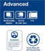 Tork Advanced NP528PA Servilleta de cena suave, 2 capas, 1/8 pliegue (caja de 28 paquetes, 100 por paquete, 2.800 servilletas) - Quierox - Tienda Online