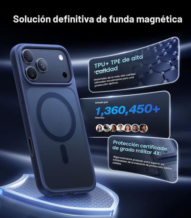 TORRAS Funda magnética más fuerte y a prueba de golpes para iPhone 17 Pro Max - Quierox - Tienda Online