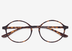 Tortoise Eyeglasses Gafas poéticas Gafas redondas - Quierox - Tienda Online
