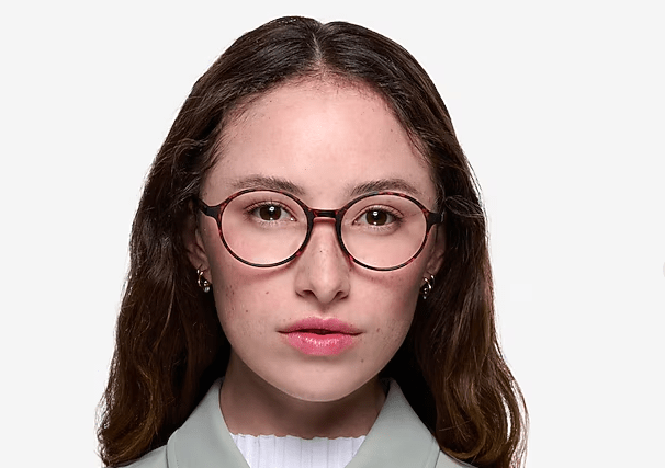 Tortoise Eyeglasses Gafas poéticas Gafas redondas - Quierox - Tienda Online