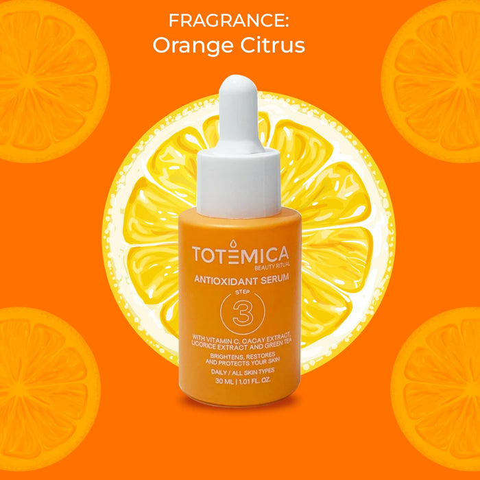 TOTEMICA Sérum facial con vitamina C hidratante y antioxidante para el rostro, 30ml - Quierox - Tienda Online