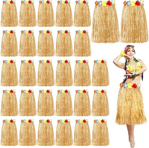 Toulite 36 faldas hawaianas de hierba hawaiana Luau Hula de 24 pulgadas - Quierox - Tienda Online