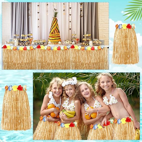Toulite 36 faldas hawaianas de hierba hawaiana Luau Hula de 24 pulgadas - Quierox - Tienda Online