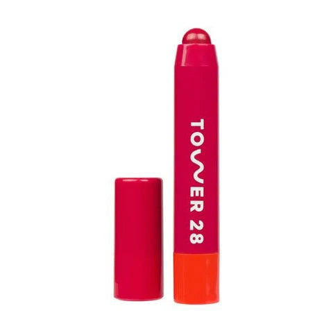 Tower 28 Tratamiento de bálsamo labial con color vegano JuiceBalm tono drink