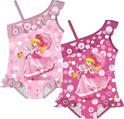 Traje de baño Princesa Peach, para niñas - Quierox - Tienda Online