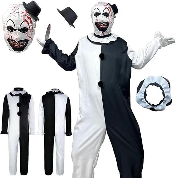 Traje de película de disfraz de película terrifier para niños - Quierox - Tienda Online