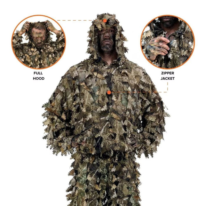 Traje Ghillie con diseño de hojas en 3D Realtree EDGE de Arcturus, ropa de camuflaje - Quierox - Tienda Online