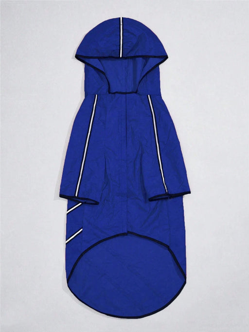 Traje Impermeable azul para perros, ideal para viajes nocturnos y ocasiones informales. - Quierox - Tienda Online