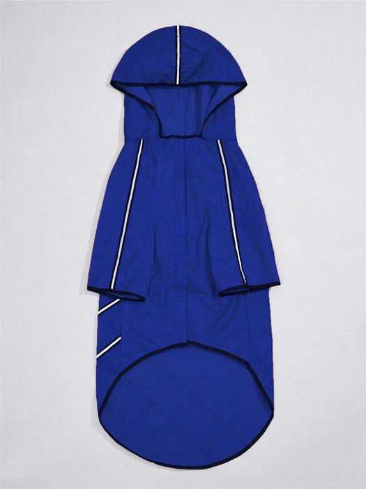 Traje Impermeable azul para perros, ideal para viajes nocturnos y ocasiones informales. - Quierox - Tienda Online
