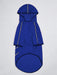 Traje Impermeable azul para perros, ideal para viajes nocturnos y ocasiones informales. - Quierox - Tienda Online