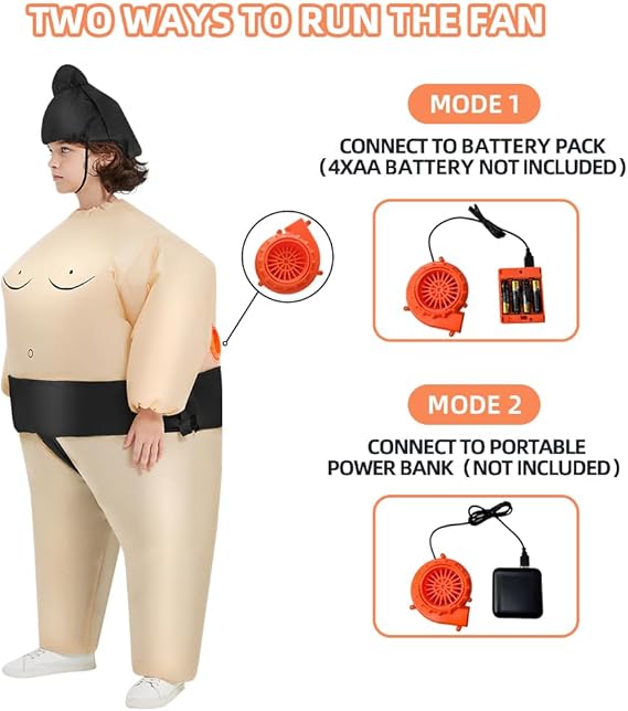 Trajes inflables de lucha de sumo para niños, disfraz inflable para niños - Quierox - Tienda Online