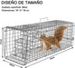 Trampa de Jaula de Animales Plegable de Acero 78 * 31 * 28 cm - Quierox - Tienda Online