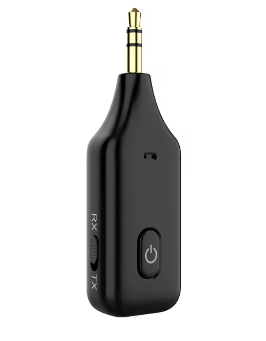 Transmisor y receptor de audio Bluetooth 5.1 con entrada AUX de 3,5 mm y adaptador inalámbrico de música estéreo - Quierox - Tienda Online
