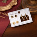 Tres Piezas De Aretes De Acero Inoxidable Con Serie De Margarita Y Estrella Para Mujer - Quierox - Tienda Online