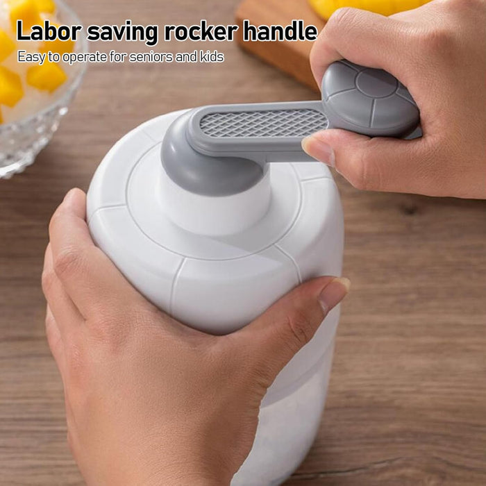 Triturador de Hielo Manual para Helados y Postres - Quierox - Tienda Online