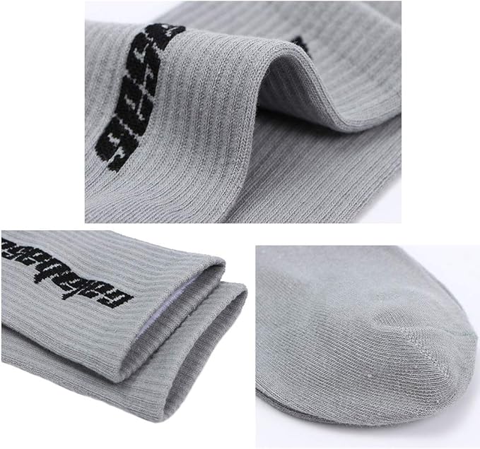 TTD 3 paquetes de calcetines de moda callejera con letras, calcetines de algodón - Quierox - Tienda Online