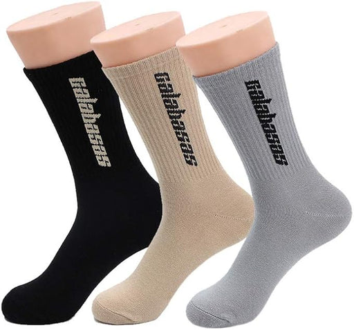 TTD 3 paquetes de calcetines de moda callejera con letras, calcetines de algodón - Quierox - Tienda Online