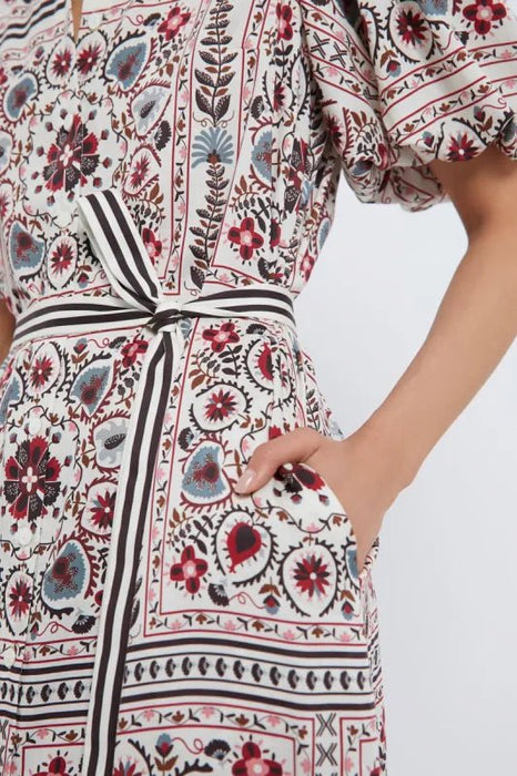 Tuckernuck Vestido Lewis con estampado floral de retazos - Quierox - Tienda Online