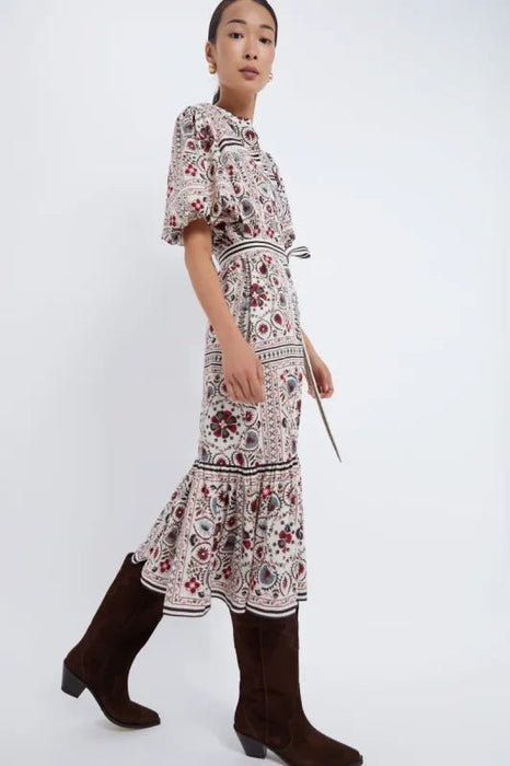 Tuckernuck Vestido Lewis con estampado floral de retazos - Quierox - Tienda Online