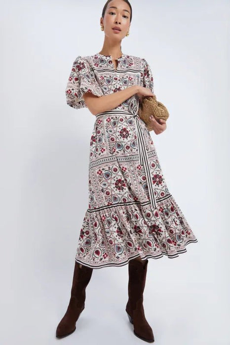 Tuckernuck Vestido Lewis con estampado floral de retazos - Quierox - Tienda Online