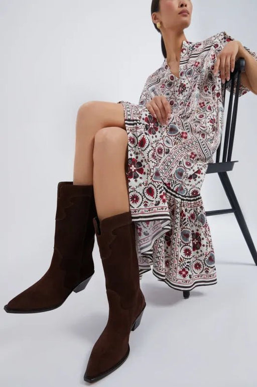 Tuckernuck Vestido Lewis con estampado floral de retazos - Quierox - Tienda Online