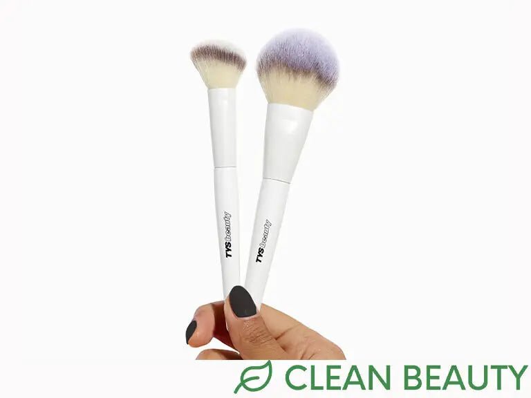 TYS BEAUTY Juego de dos brochas para polvo y rubor - Quierox - Tienda Online