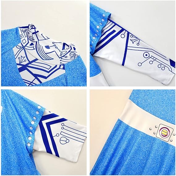 Ubeufun Zombies Alien Girls Vestido Azul para Niña - Quierox - Tienda Online