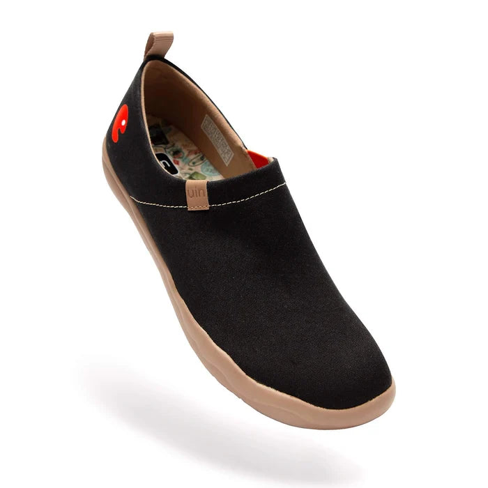 Zapatillas Planas para Mujeres, negras de Toledo