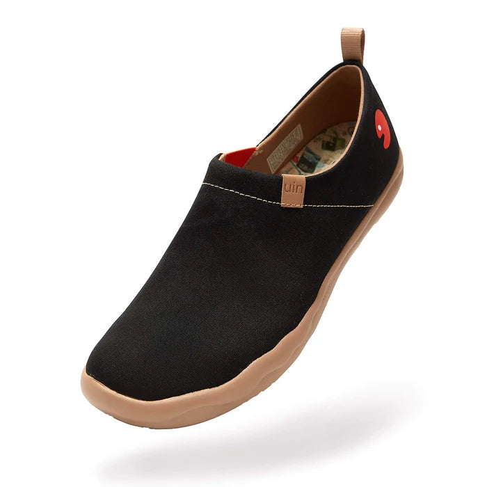 Zapatillas Planas para Mujeres, negras de Toledo