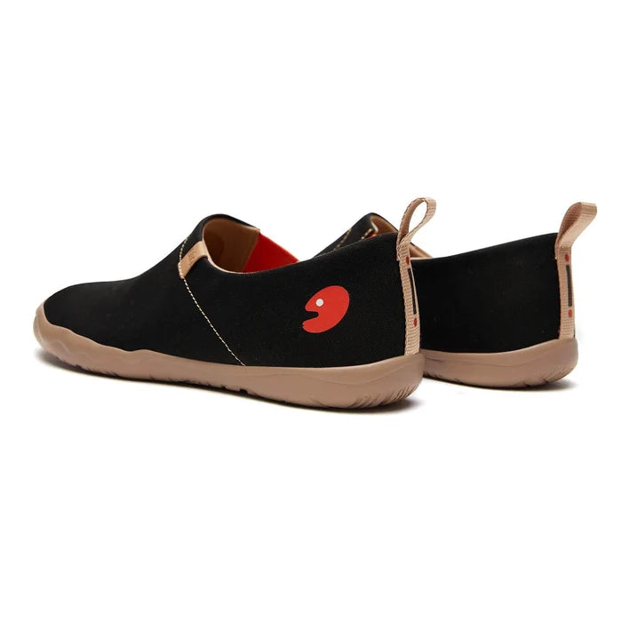 Zapatillas Planas para Mujeres, negras de Toledo