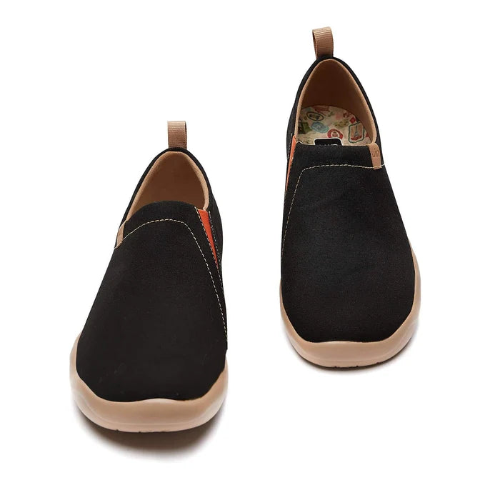 Zapatillas Planas para Mujeres, negras de Toledo