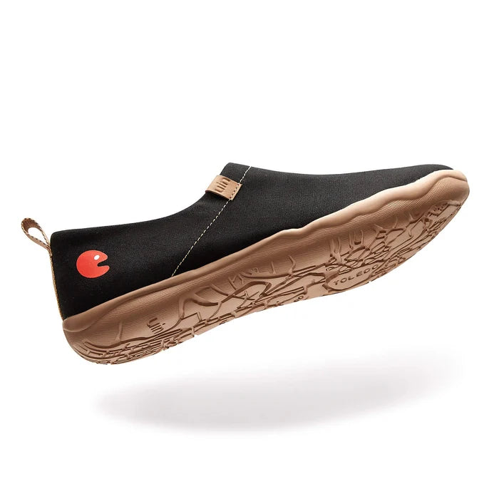 Zapatillas Planas para Mujeres, negras de Toledo
