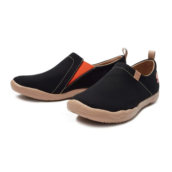 Zapatillas Planas para Mujeres, negras de Toledo