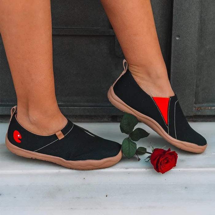 Zapatillas Planas para Mujeres, negras de Toledo