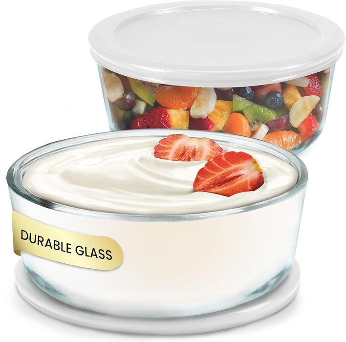 Ultimate Recipientes de yogur, de vidrio duraderos y aptos para horno - Quierox - Tienda Online
