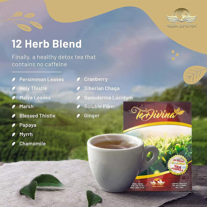 Un paquete de té desintoxicante para uso una vez a la semana de Tea Divina, 1 paquete - Quierox - Tienda Online