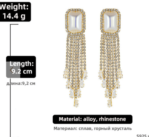 Un par de pendientes elegantes ideal para regalo de novia - Quierox - Tienda Online