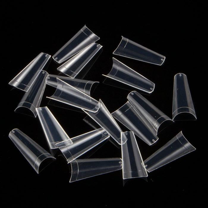 Uñas postizas de bailarina largas, tamaño único, 500 piezas de cobertura media - Quierox - Tienda Online