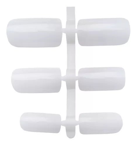 Uñas Postizas Naturales Cuadradas Medianas Alargamiento - Quierox - Tienda Online