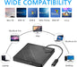 Unidad de DVD externa USB 3.0 USB C Grabadora de CD CD/DVD +/ - RW, unidad óptica - Quierox - Tienda Online