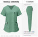 Uniforme clínico para mujer, ropa de trabajo de farmacia, uniforme de enfermera - Quierox - Tienda Online