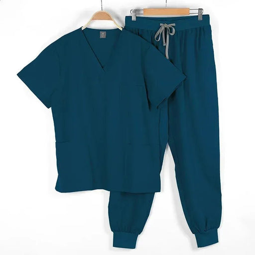Uniforme médico unisex: Conjunto de ropa de trabajo multicolor de manga corta - Quierox - Tienda Online